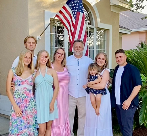 Eric Gray and family